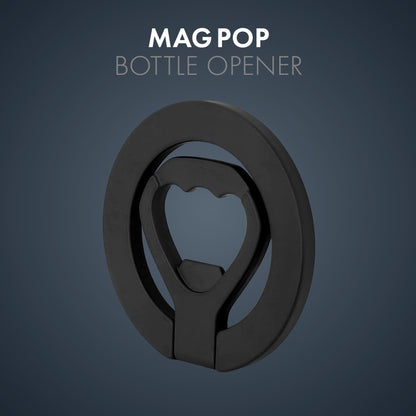 My Style Magpop Magsafe Compatible Zinc Alloy Bottle Opener Black